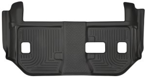 GMC Yukon XL Floor Liner - Rear - Husky Liners - WeatherBeater - Black - `15-`27